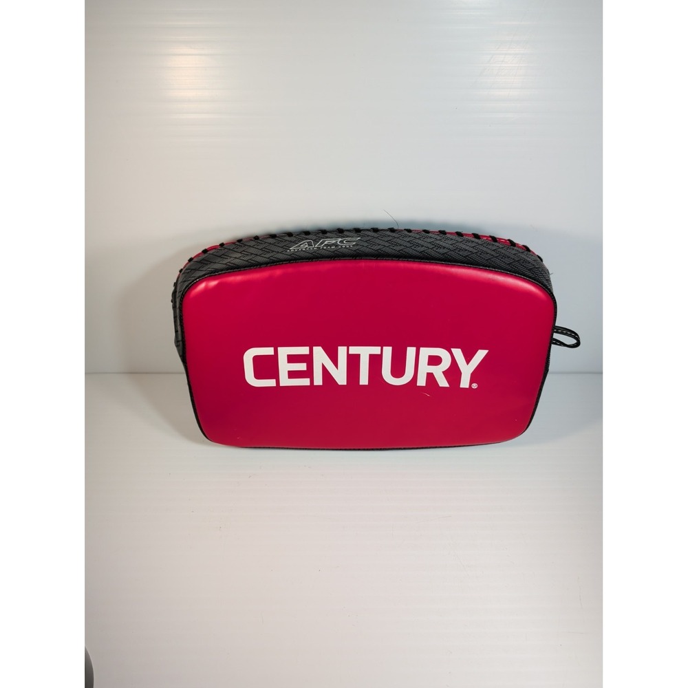 Century Brave Curved Muay Thai Pad Kick Boxing Shield MMA Target Red 1473112P